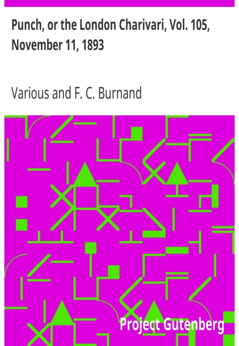 Punch, or the London Charivari, Vol. 105, November 11, 1893