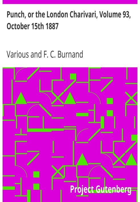 Панч, или Лондонский Чаривари, том 93, 15 октября 1887 г.