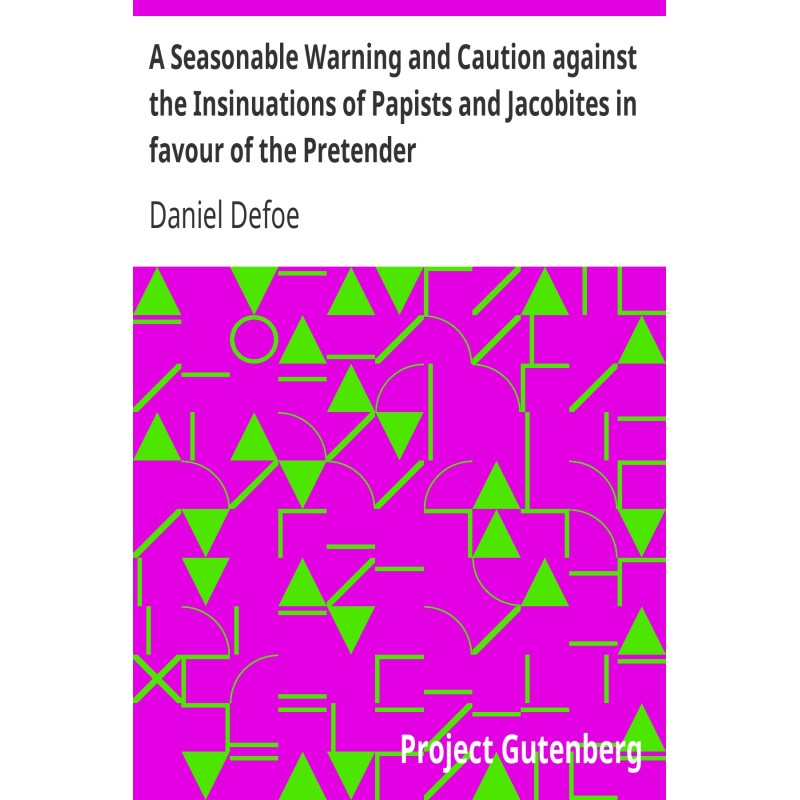 A Seasonable Warning and...