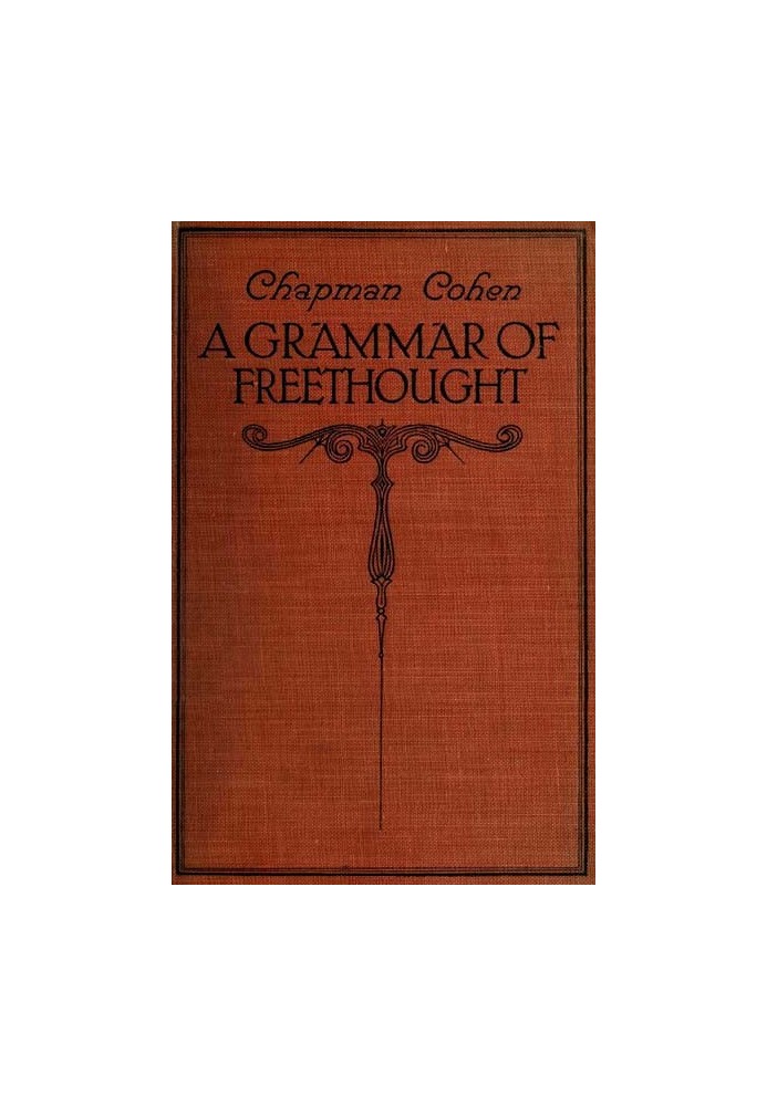 A Grammar of Freethought