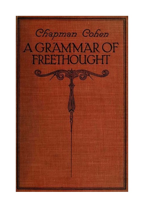 A Grammar of Freethought