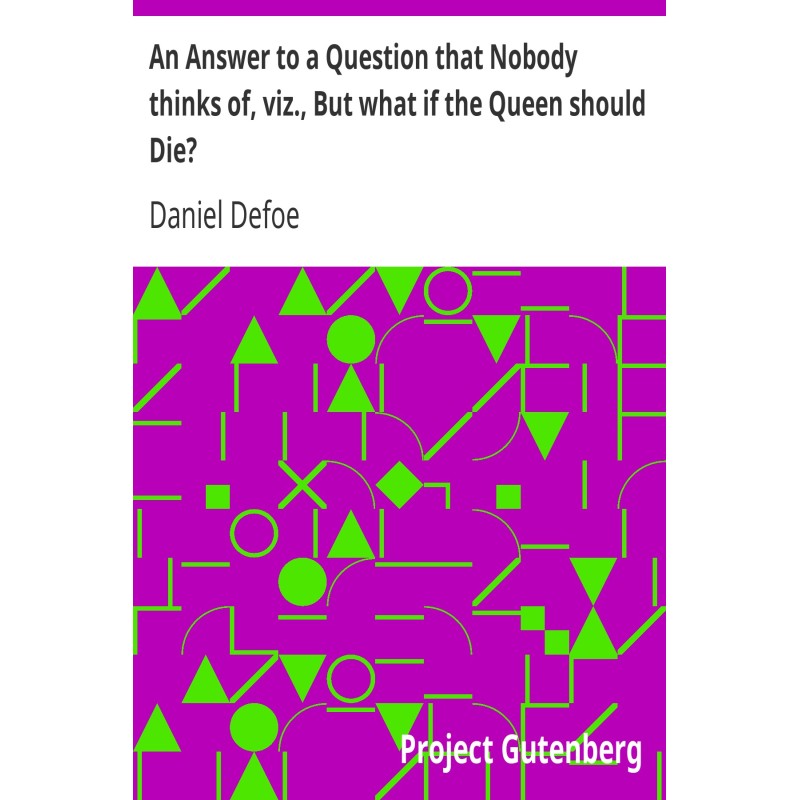 An Answer to a Question...