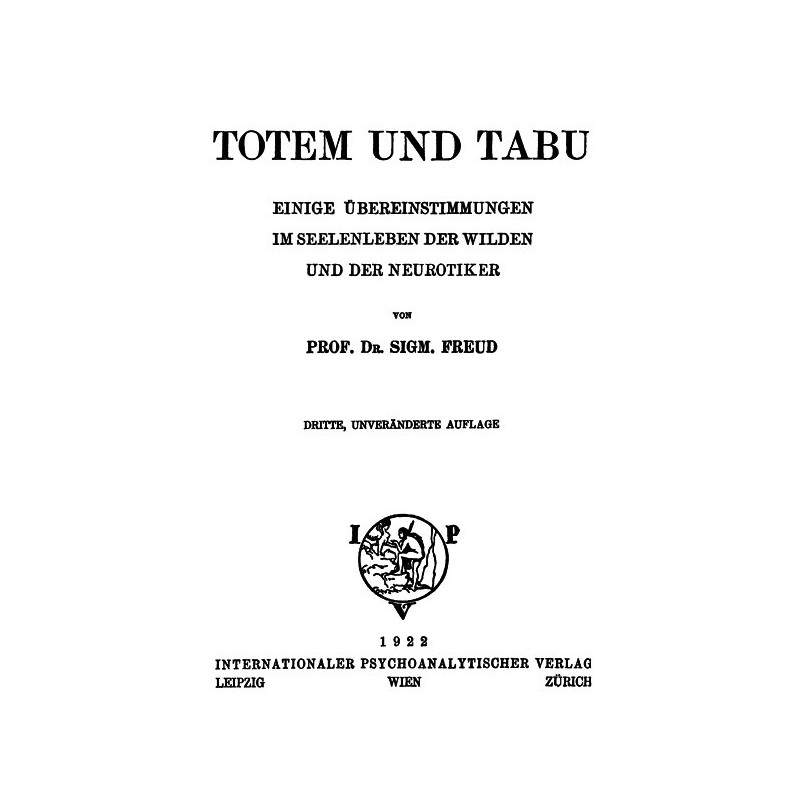 Totem and Taboo Some...
