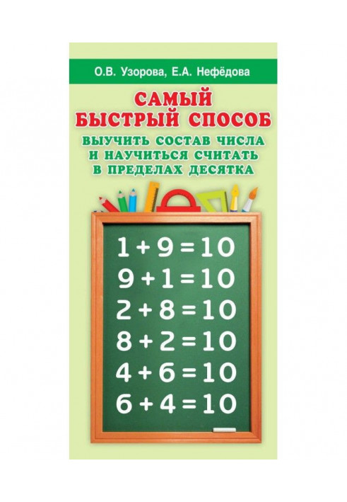 Найшвидший спосіб вивчити склад числа і навчитися рахувати в межах десятка