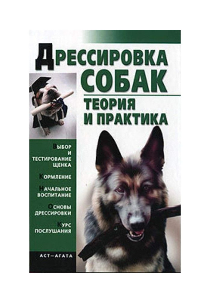 Training of dogs. Theory and practice