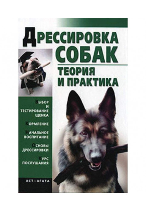 Training of dogs. Theory and practice