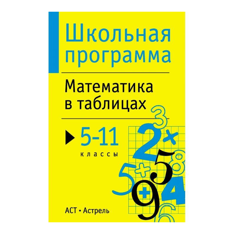 Mathematics is in tables....