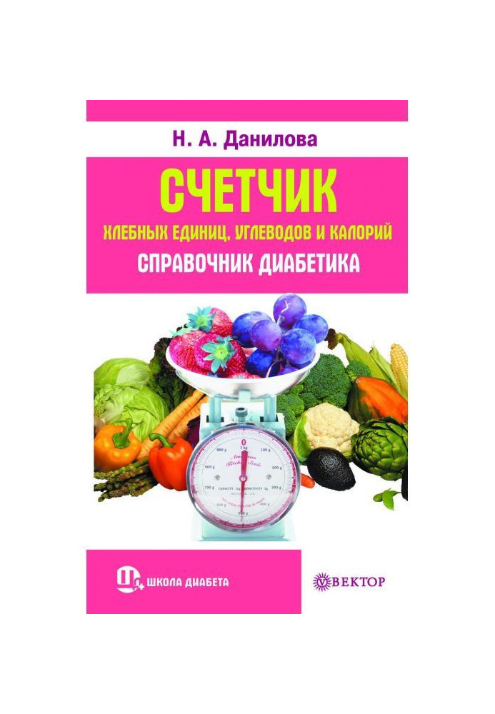 Лічильник хлібних одиниць, вуглеводів і калорій. Довідник діабетика