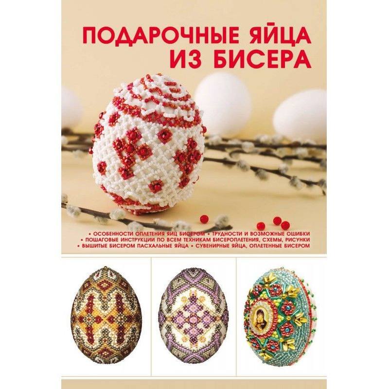 Подарункові яйця з бісеру