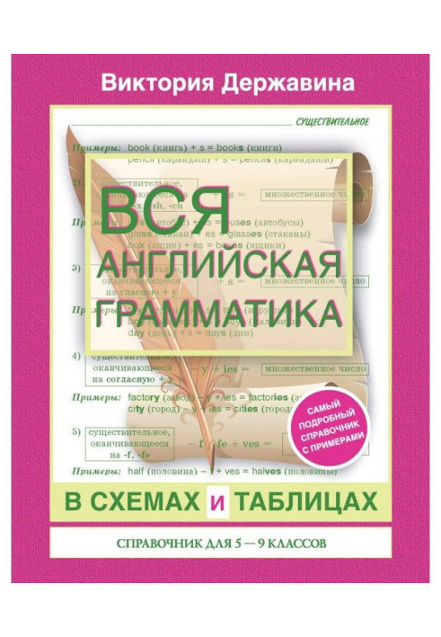 Уся англійська граматика в схемах і таблицях. Довідник для 5-9 класів