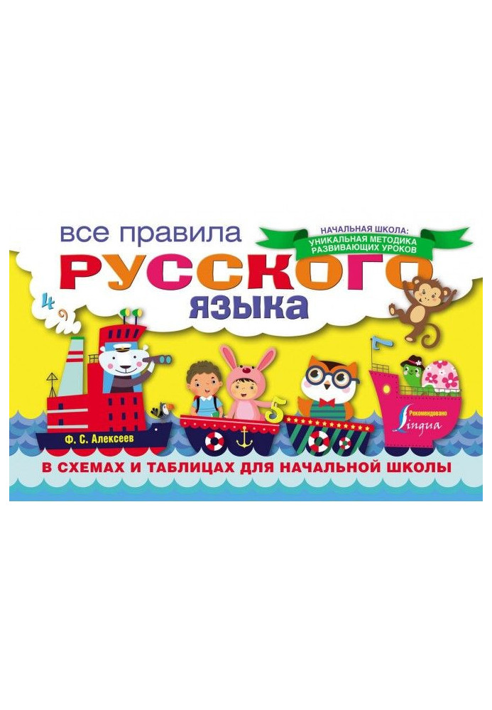 All rules of Russian in charts and tables for initial school