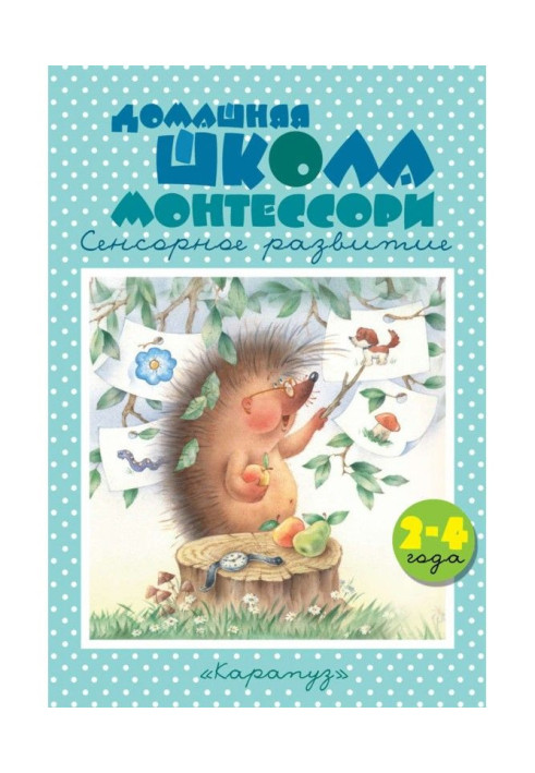 Domestic school of Монтессори. Sensory development. 2-4