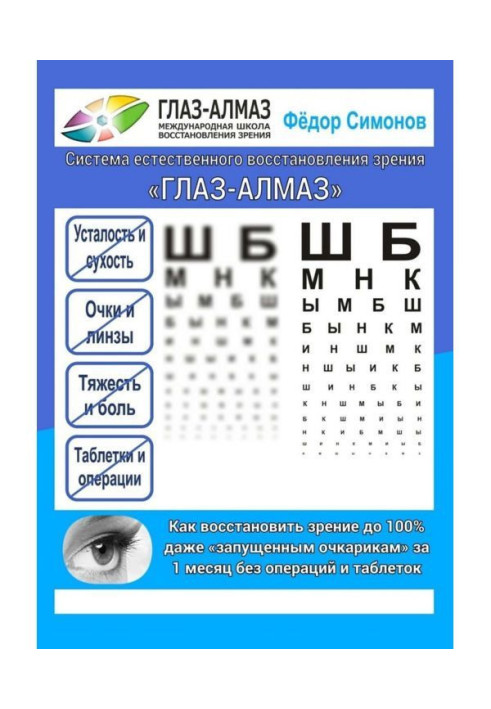 How to recover sight to 100аже to "start person wearing glasses" for 1 month without operations and pills. System of natural ...