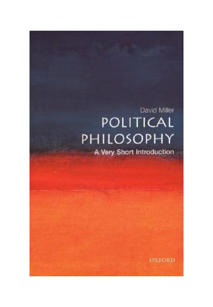 Political Philosophy: A Very Short Introduction