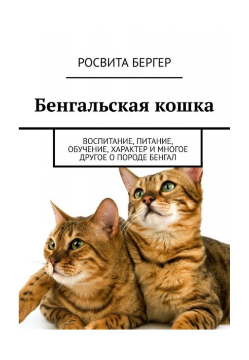 Бенгальська кішка. Виховання, харчування, навчання, характер та багато іншого про породу бенгал