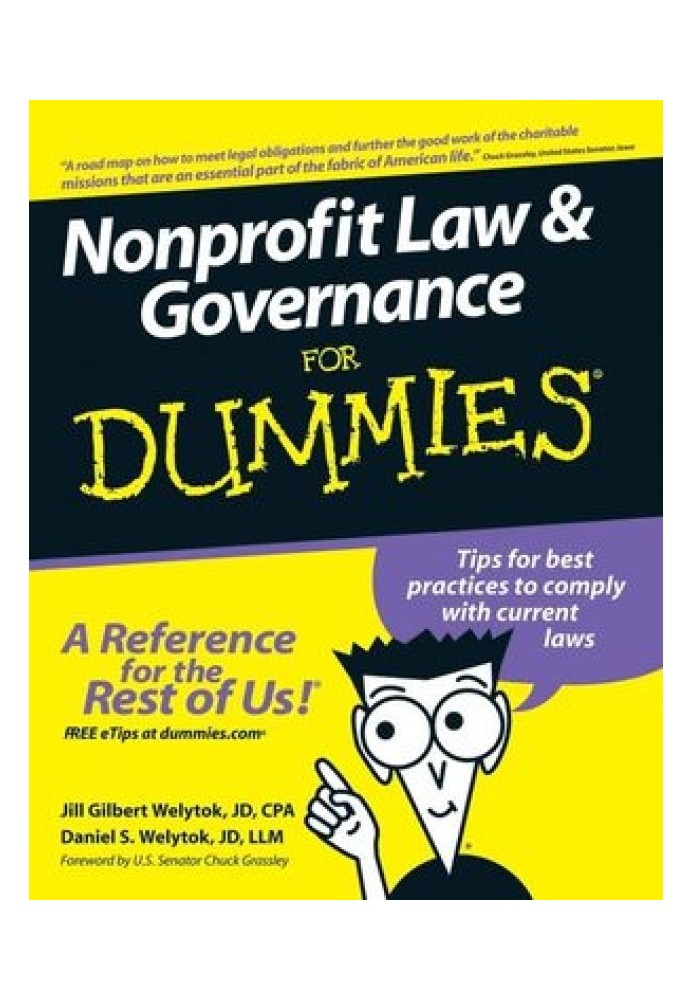 Nonprofit Law and Governance For Dummies®