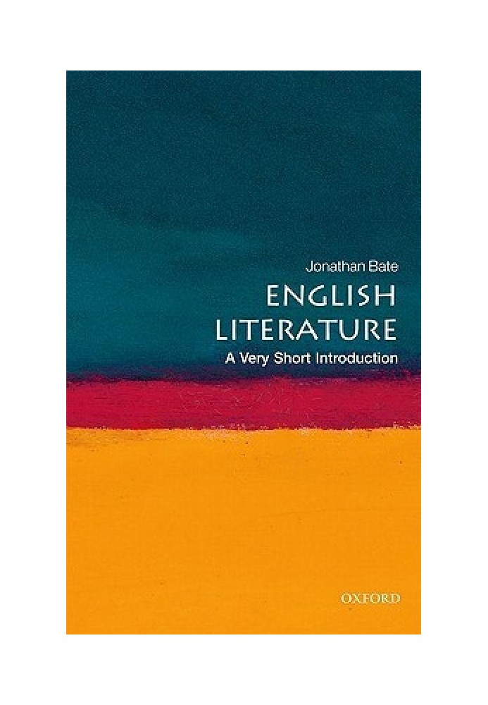 English Literature: A Very Short Introduction