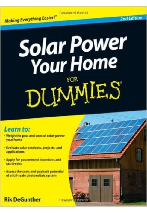 Solar Power Your Home For Dummies®