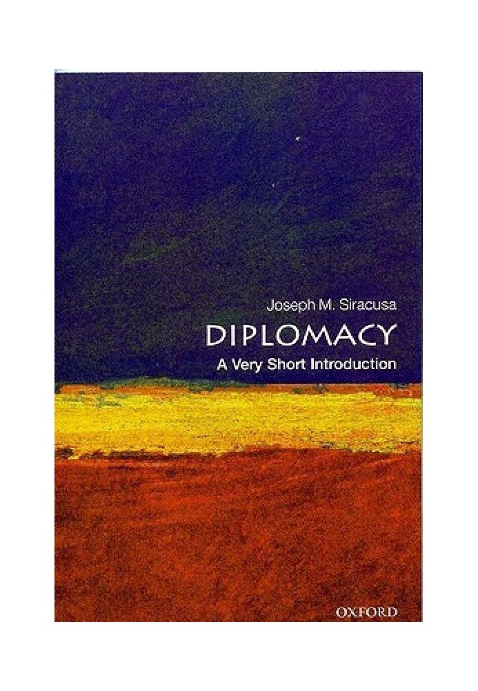 Diplomacy: A Very Short Introduction