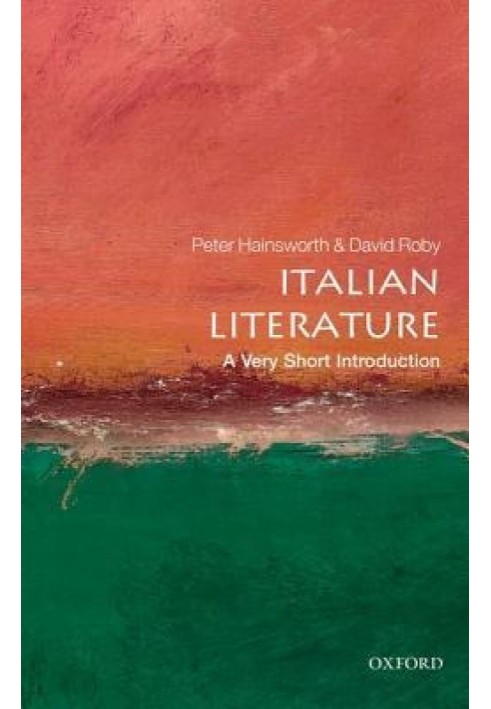 Italian Literature: A Very Short Introduction