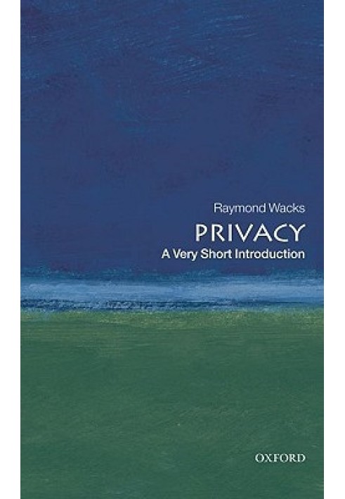 Privacy: A Very Short Introduction