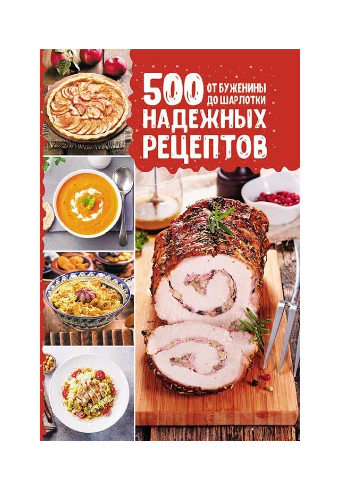 500 reliable recipes. From boiled pork to charlotte