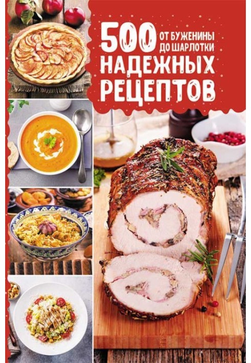 500 reliable recipes. From boiled pork to charlotte