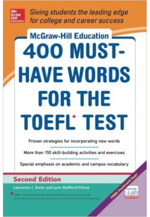 McGraw-Hill Education 400 Must-Have Words for the TOEFL®