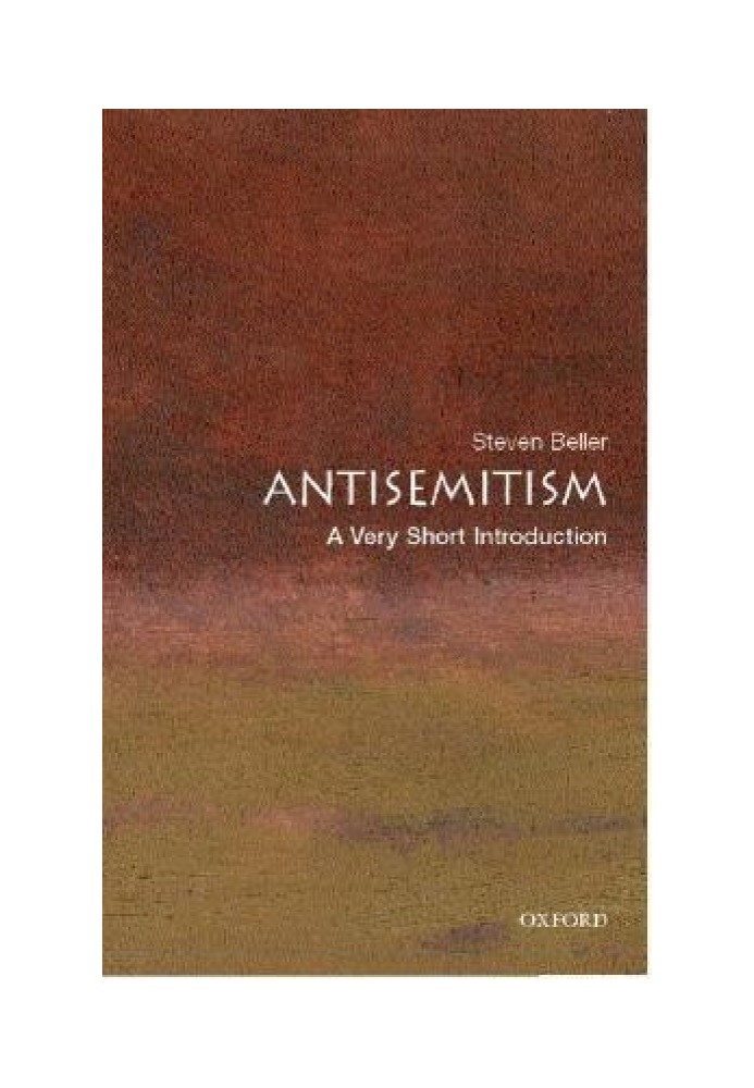 Antisemitism: A Very Short Introduction