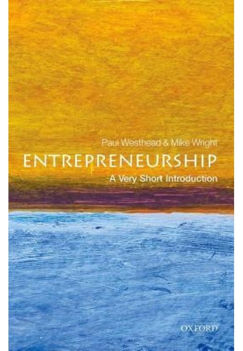 Entrepreneurship: A Very Short Introduction