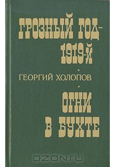 Грозный год - 1919-й (Дилогия о С М Кирове - 1)