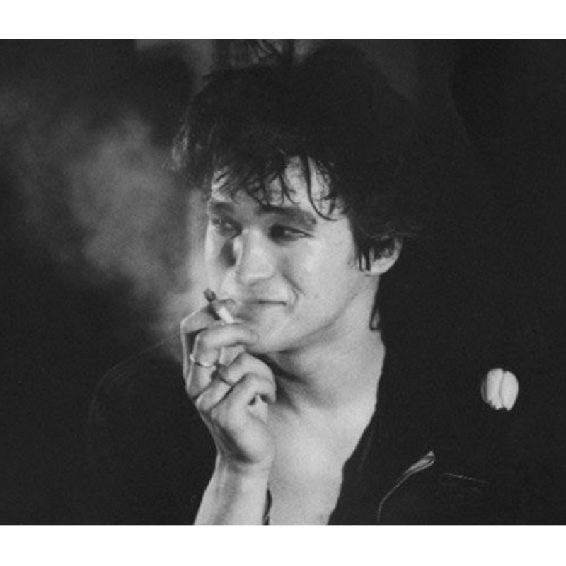 Viktor Tsoi as a teenage...