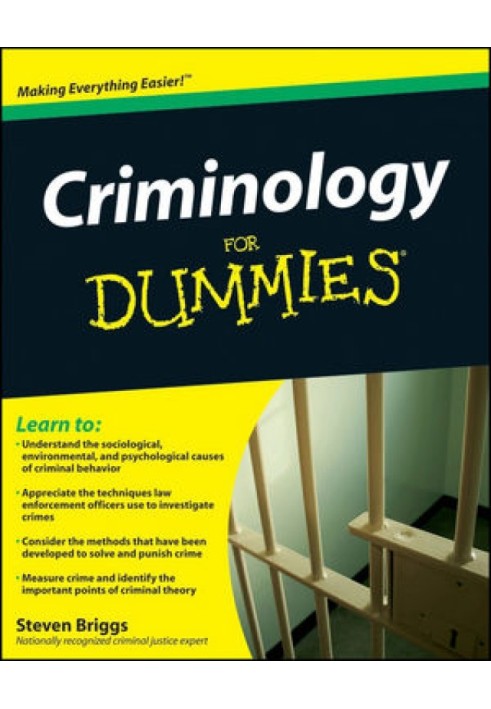 Criminology For Dummies®