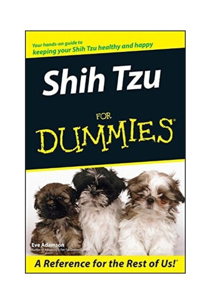 Shih Tzu For Dummies®