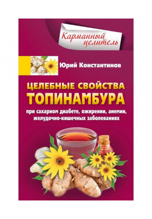 Цілющі властивості топінамбура. При цукровому діабеті, ожирінні, анемії, шлунково-кишкових захворюваннях