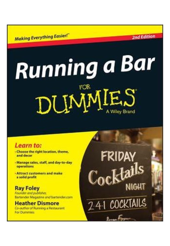 Running a Bar For Dummies®