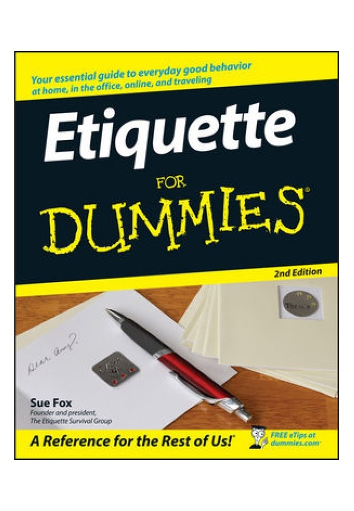 Etiquette For Dummies®