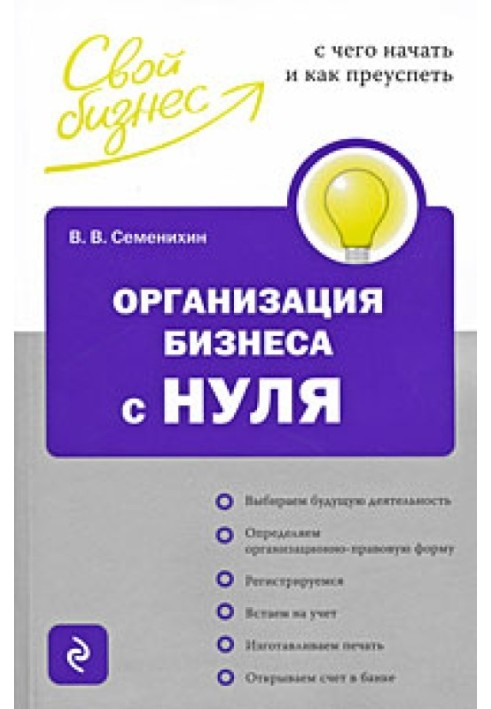 Організація бізнесу з нуля. З чого почати і як досягти успіху