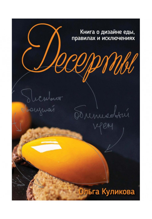 Desserts. Book on the design of meal, rules and exceptions