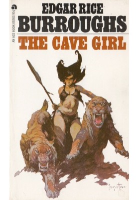 Cave girl. Cave people