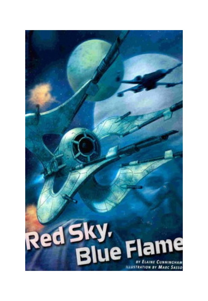 Scarlet skies, blue flames