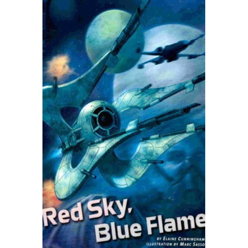 Scarlet skies, blue flames