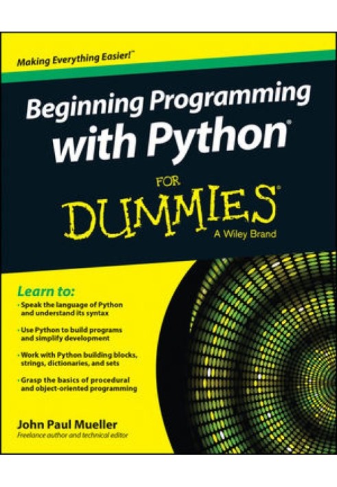 Beginning Programming with Python® For Dummies®