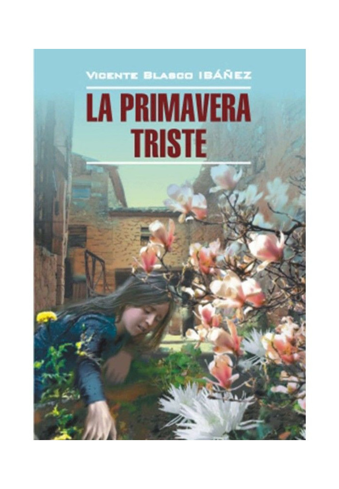 Sad spring. Book for reading in Spanish language