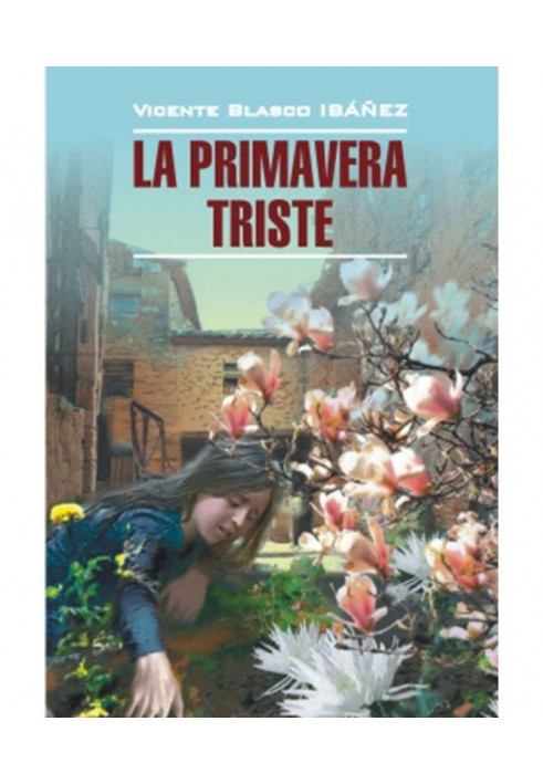 Sad spring. Book for reading in Spanish language