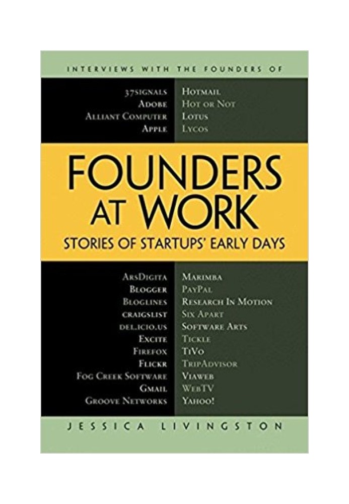 Founders at Work: Stories of Startups' Early Days