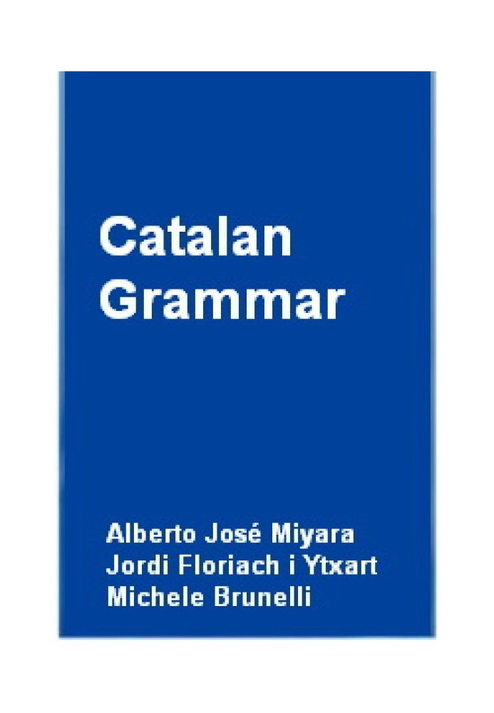 Catalan Grammar