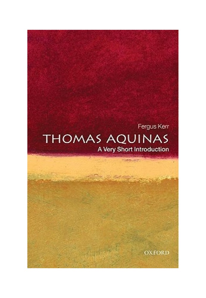 Thomas Aquinas: A Very Short Introduction