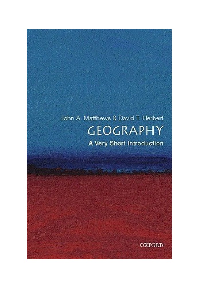 Geography: A Very Short Introduction