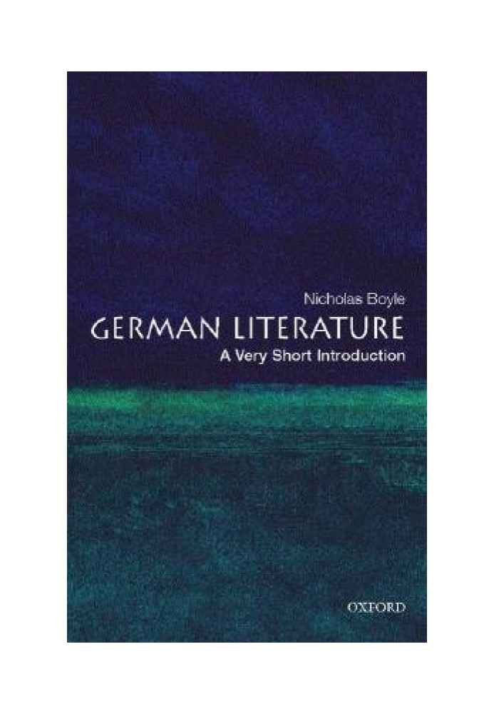 German Literature: A Very Short Introduction